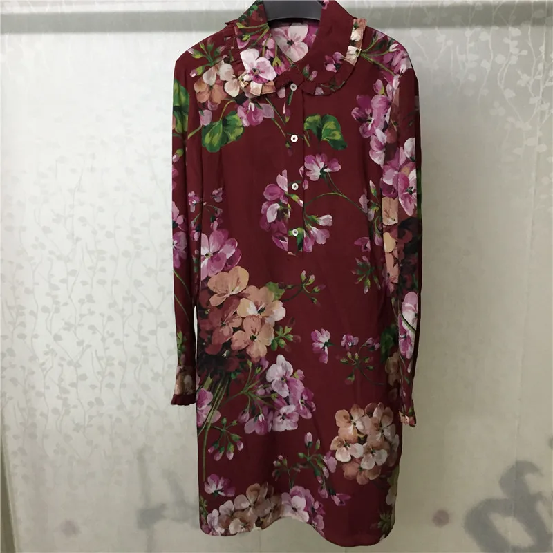 

Fashion Spring Dresses For Women 2019 Bohemian Knee-length Dress 2019 High Quality Dress Office Lady