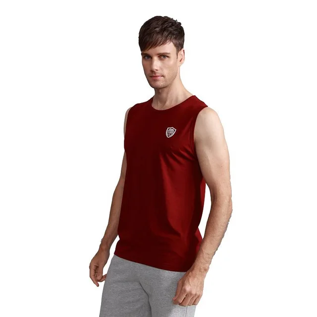 $US $10.29  Men's Vest Summer Cotton Personality Printed Elasticity Fitness O Neck Sleeveless Tanks Tops Male Q