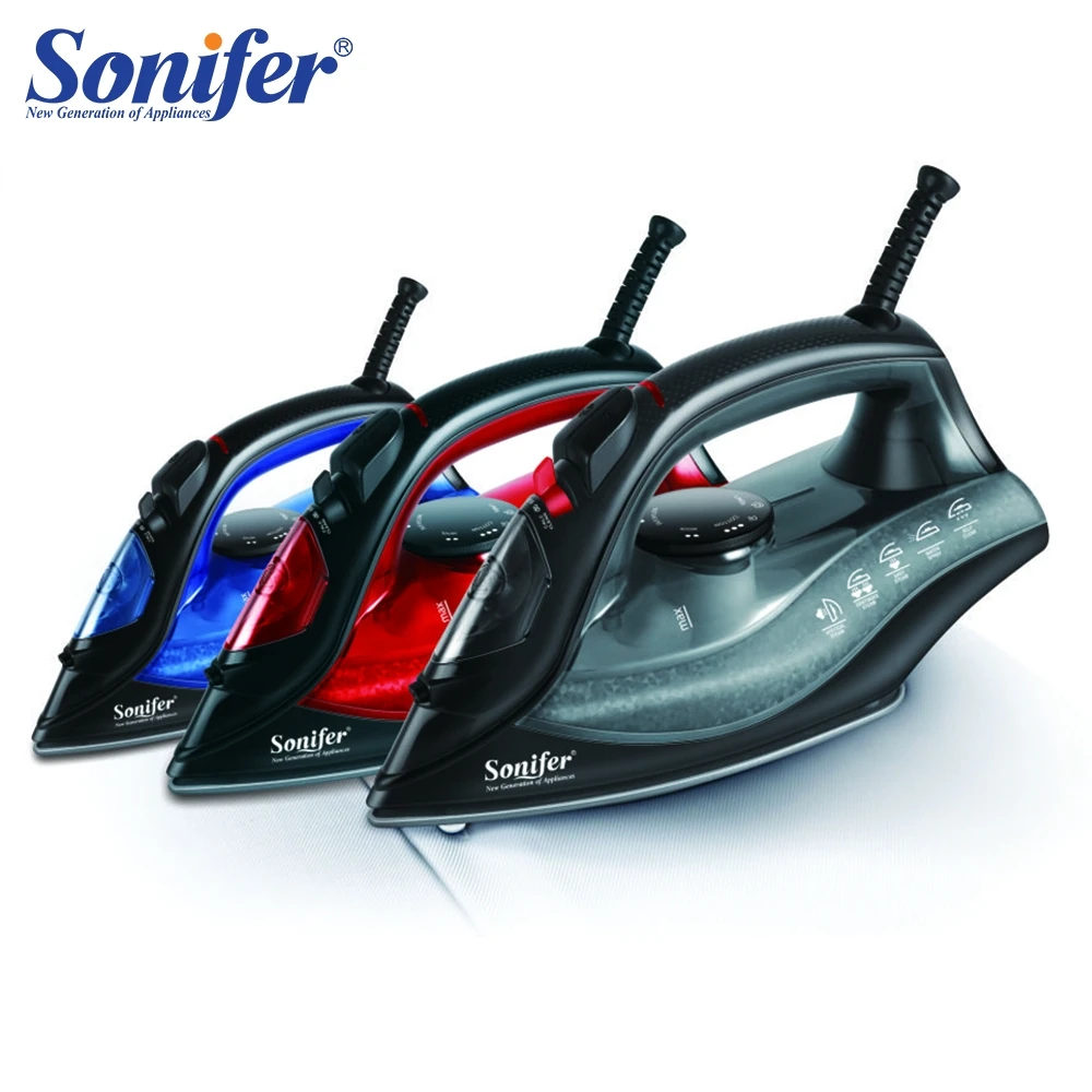 1800W Electric Colorful Steam Irons For Clothes High Quality Ceramic