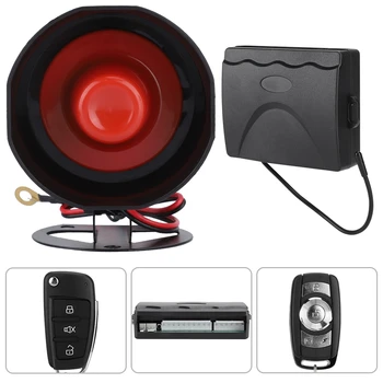 

Q1 12V Universal Car Alarm Security System Remote Control Lock Vehicle Anti Theft Alarm Key