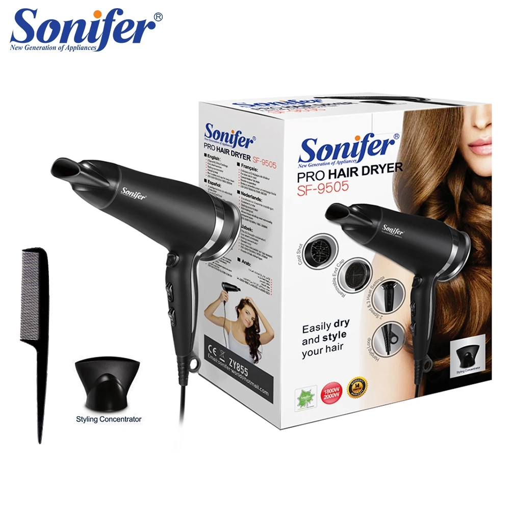 

2000W Hair Dryer Household Hair Brush Dryers Portable Styling Hair Professional Hot And Cold Wind Sonifer