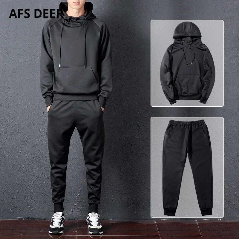 Men Set Hoodies Sportswear Athletic Physical Workout Clothes 2018 Running Jogging Sports Clothing Tracksuit Sweatsuit 3 Pcs Suit