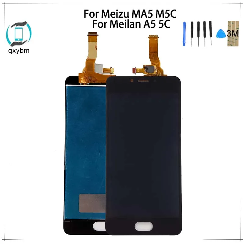 

5 Inch for Meizu MA5 M5C for Meilan A5 5C LCD Display with Touch Screen Digitizer Assembly with Free 3M Sticker