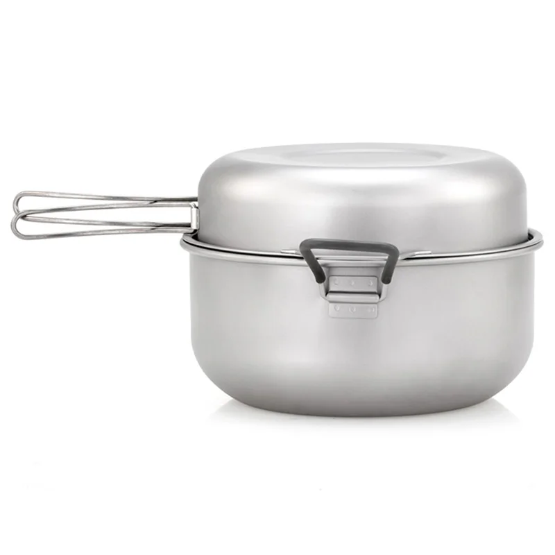 

Keith Mi6015 Portable Outdoor Multiple Functions Steamer 1800mL and 900mL Corrosion Resistance Camping Traveling Daily Use Pot