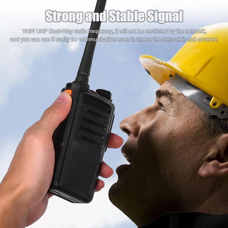 

Professional VHF UHF Two-Way Radio FM Transceiver Portable Walkie Talkie US Plug