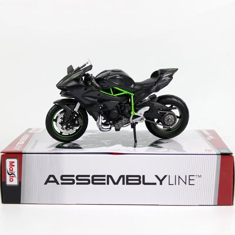 Масштаб 1:12 KAWASAKI Ninja H2R игрушка мотоцикл Maisto Сборная модель мотокросса обучающая