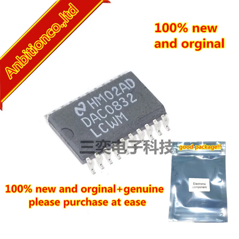 10pcs 100% new and orginal DAC0832LCWM DAC0832LCWMX/NOPB SOP20 DAC0830/DAC0832 8-Bit UP Compatible Double-Buffered D t in stock |