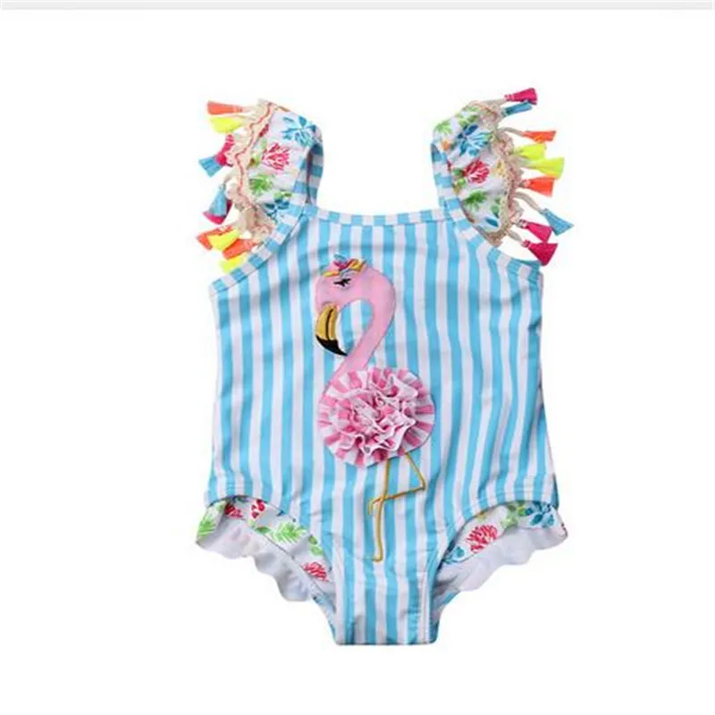 

Swimsuit Toddler Kids Baby Girls Flamingo Bikini Set 2019 Newest Swimming Swimwear Swimsuit Bathing Suit Beach Kids Bikini Set