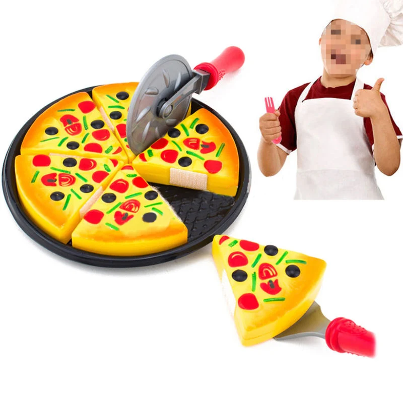 Модные 6 шт. для детей/Дети пицца ломтики начинки ролевые ужин кухня пищевой реквизит игрушечные лошадки