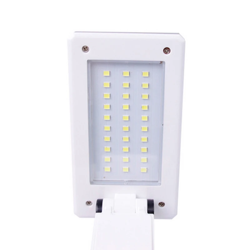  30 LED Foldable Lamp Rechargeable Desk Table Light Portable Reading Lamp White For Home Study Room  - 32964350505
