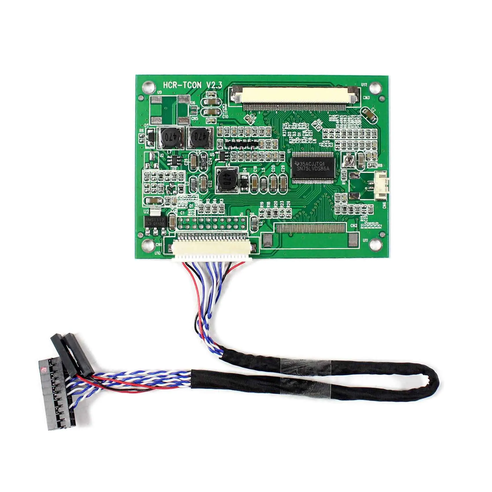 

Fit To A080SN01 A104SN03 60pin TTL signal HCR-TCON-N2 LVDS to TTL Tcon Board