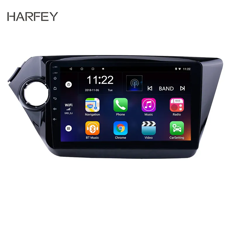 

Harfey 2Din Android 6.0/7.1/8.1 9"Car Radio For 2011 2012 2013 2014 2015 KIA K2 RIO Touchscreen GPS Navigation Multimedia Player
