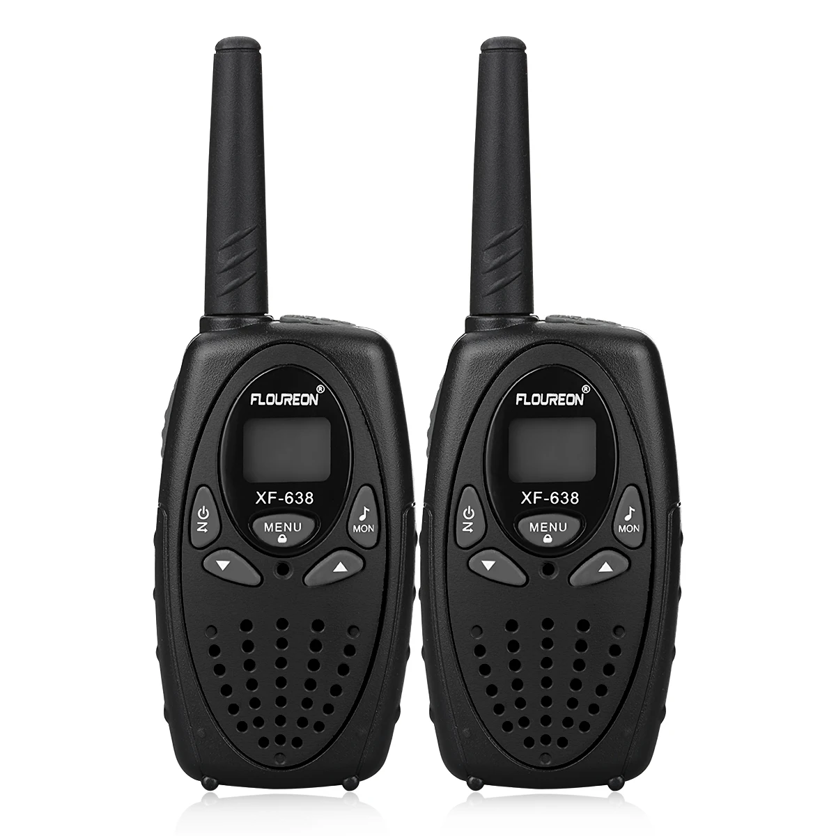 2pcs FLOUREON 8 Channel Handed Walkie Talkies UHF400