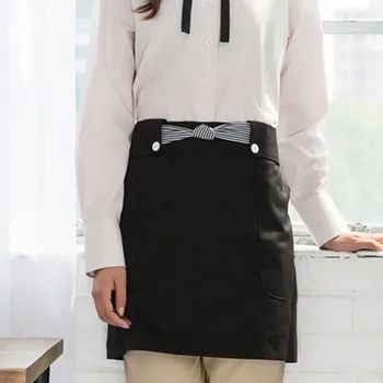 

Polyester Cotton Waist Apron Barista Bartender Waiter Waitress Pastry Chef Uniform Restaurant Cafe Baker Bistro Work Wear B77