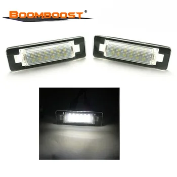 

For Benz W210 W202 E300 E55 C230 C43 AMG 6000K Car Styling 12V LED Number License Plate Lamps 2pcs 3528 SMD