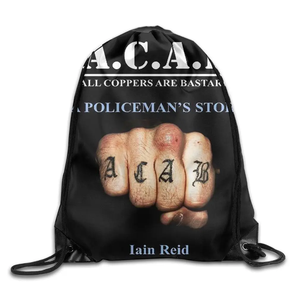 SAMCUSTOM ACAB 3D печать Плечи сумка тканевый рюкзак для мужчин и женщин порт шнурок