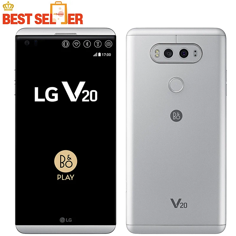 

Original Unlocked LG V20 Mobile Phones Snapdragon 820 Dual Sim RAM 4GB ROM 64GB 5.7inch Dual 16MP 4G LTE Android Cellphone