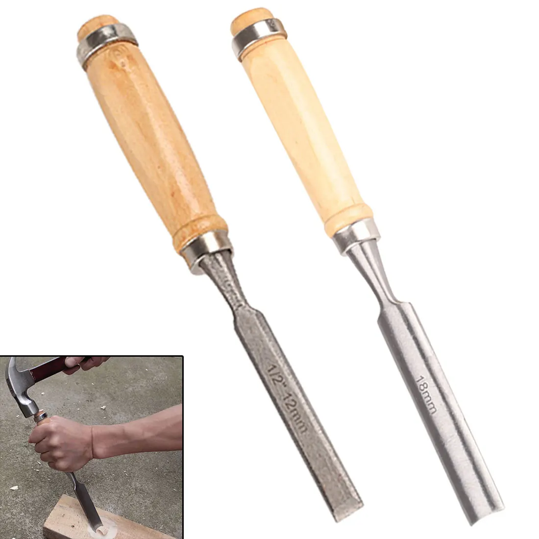 Carpentry chisel 4Pcs Woodwork Wood Carve Woodcarve Gouge Chisel