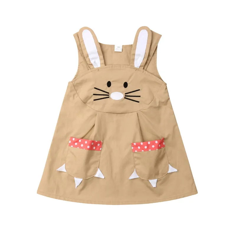 Платье для маленьких девочек с объемными ушками и рисунком кота; модные летние вечерние платья принцессы без бретелек без рукавов; повседневная детская одежда