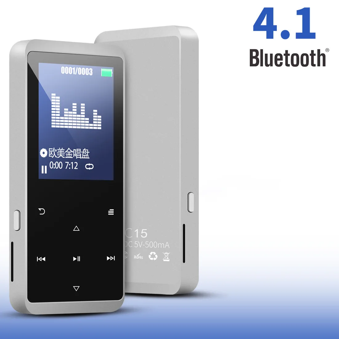 

Cross-Border for Bluetooth MP3 Walkman Portable Card Instert Non-Destructive Music Touch MP4 Music Player Voice Recorder