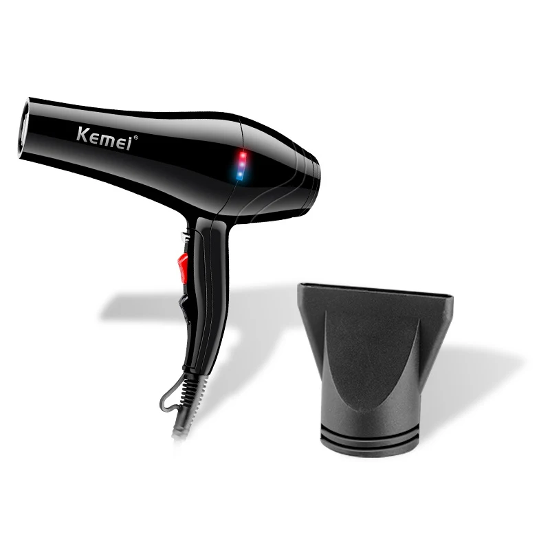 

Kemei KM-8853 household high-power hot and cold air blower Black