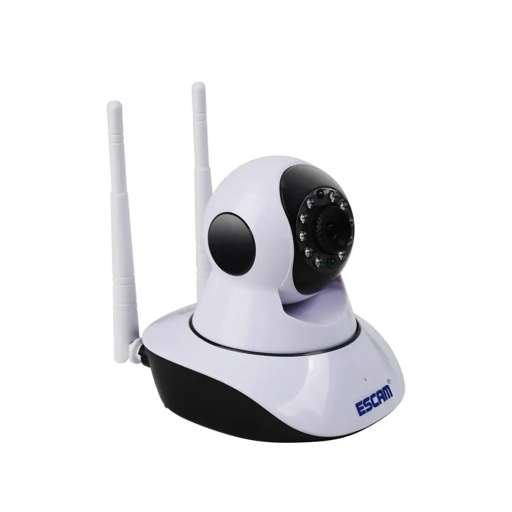 ESCAM G02 двойная антенна 720P Pan Tilt WiFi ip-камера с поддержкой ONVIF Max до 128 Гб Видео монитор, мини ночное видение, ИК-камера