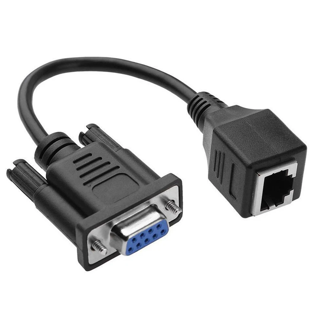 VGA Женский к RJ45 удлинитель адаптер провод DB9 сетевой кабель | Электроника