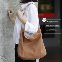 Женские сумки для покупок, винтажные, простые, холщовые, большая вместительность, плотная ткань, портативная женская сумка для рук,, для девушек, открытая сумка для покупок