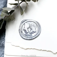 Индивидуальный воск печать с парой, пользовательские парные названия, печать восковая печать, Свадебное приглашение ретро старинный штамп, подарки