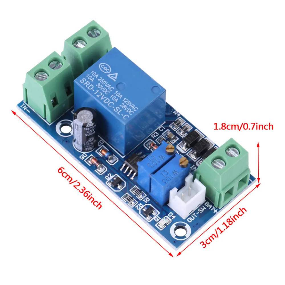 Лидер продаж 12V напряжения Управление хранения Батарея плата защиты от пониженного напряжения автоматически включается/выкл Управление; модуль