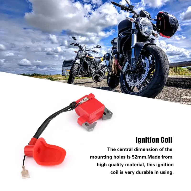 Катушка зажигания для 43cc 47cc 49cc Мини Quad Pocket Dirt Bike ATV Скутер модуль