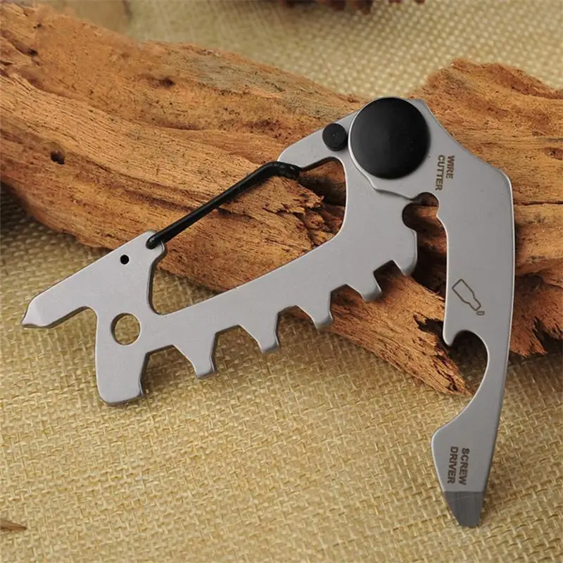 

Mini Wilderness Survival Tool Multifunction Outdoor Survival Kit Card Portable Outdoor Tool Multifunction Stainless Steel EDC