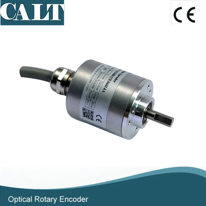 CALT Modbus RTU 13 бит 8192 абсолютный роторный кодер CAS38R13E06RMA с кабелем 1 м|Приборы для