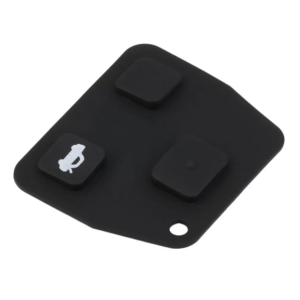

1pc Replacement 3 Button Rubber Remote Key Push Pad for Toyota Avensis Corolla Lexus Rav4 3 Button Remote Key Fob