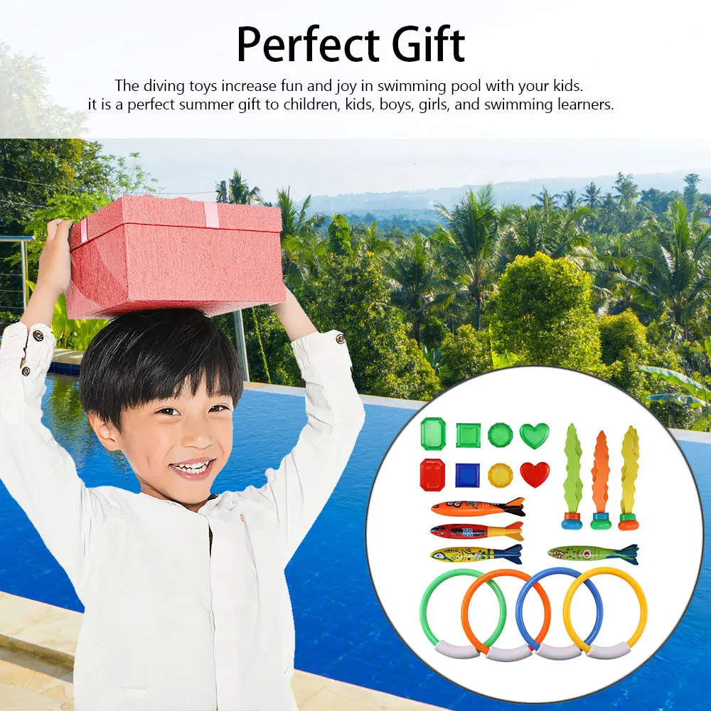 19 قطعة الغوص لعبة مجموعة ألعاب خواتم الكنوز الغوص تحت الماء مضحك السباحة بركة هدية للأطفال الصيف طوربيد الصواريخ رمي لعبة 19 قطعة الغوص لعبة مجموعة ألعاب خواتم الكنوز الغوص تحت الماء مضحك السباحة بركة هدية للأطفال الصيف طوربيد الصواريخ رمي لعبة