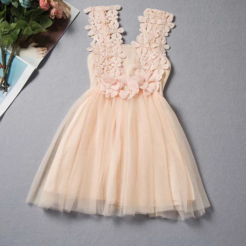 Infant Floral Lace Princess Toddler Dress For Girl Summer Baby Girl Vest Sundress Tulle Birthday Party Kids Casual Wear Dress Infant Floral Lace Princess Toddler Dress For Girl Summer Baby Girl Vest Sundress Tulle Birthday Party Kids Casual Wear Dress