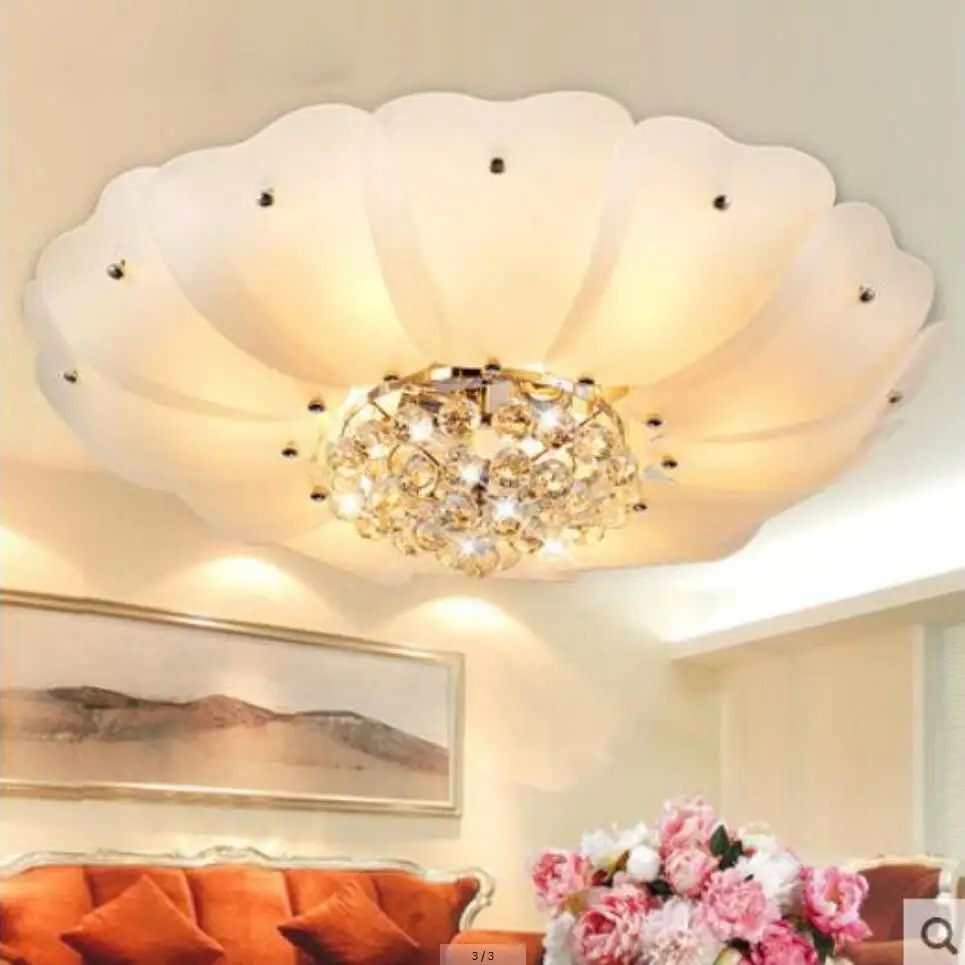 

Fashion Creative Crystal Ceiling Lamps Led Lamps Dining Room Ceiling Lamp High-power E27 Led Lustre Lighting Ceiling Lights