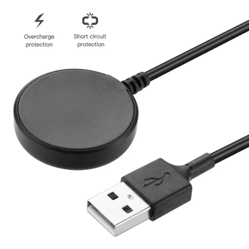 ALLOYSEED Беспроводное Зарядное устройство Док-станция с 1 м usb зарядным кабелем для samsung Galaxy Watch Active Smart Watch Беспроводное зарядное устройство