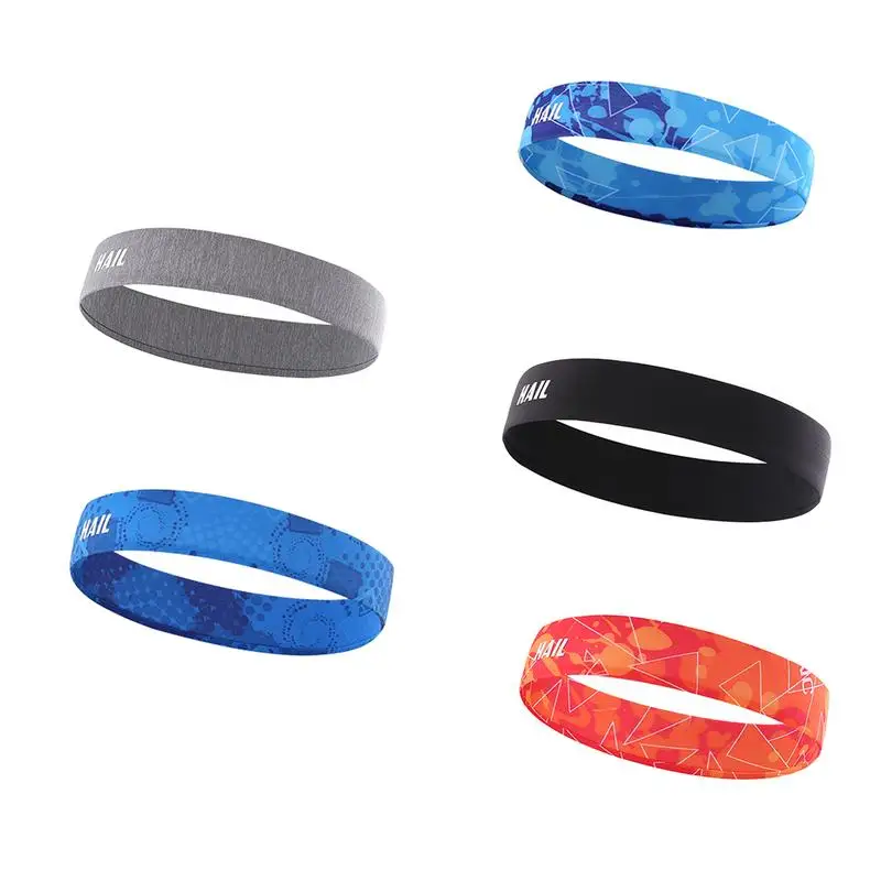 Yoga Hair Bands Hair Belt Sport Elastic Headbands Sports Wide Headband Stretch Ribbon Polyester