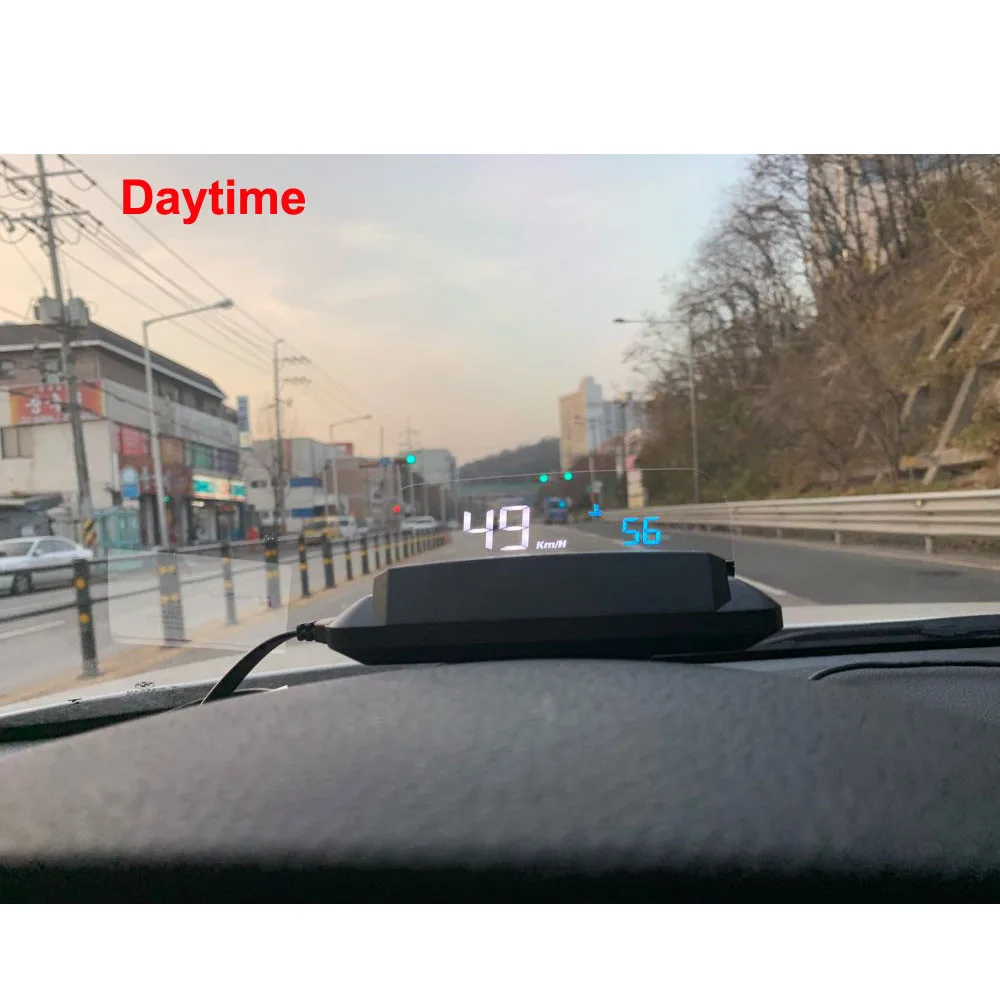 2019 новый автомобильный проектор HUD OBD2 II EUOBD дисплей на лобовое стекло