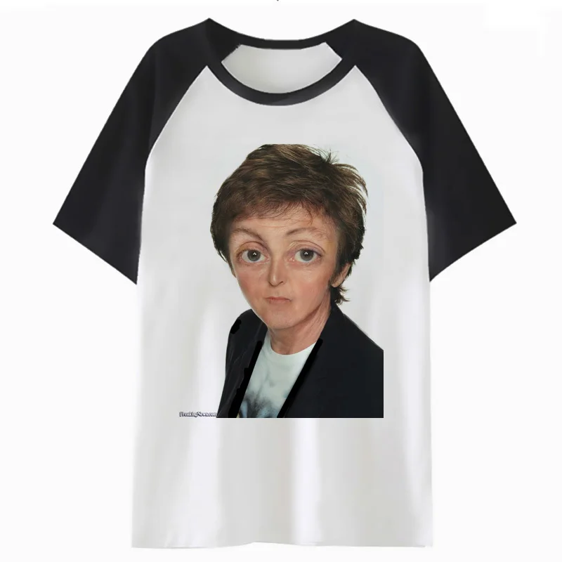 

paul mccartney t shirt t-shirt clothing hip streetwear tshirt men top for harajuku funny male tee hop H2110