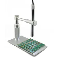 500X 8LED HD реальный 2MP USB цифровой микроскоп Лупа металлическая подставка карандаш-консилер эндоскоп