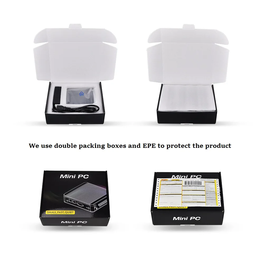  Free Shipping Qotom Q600G6 Pfsense Firewall Router w/7th 6th Gen processor (LGA1151) FAN 6 Gigabit 