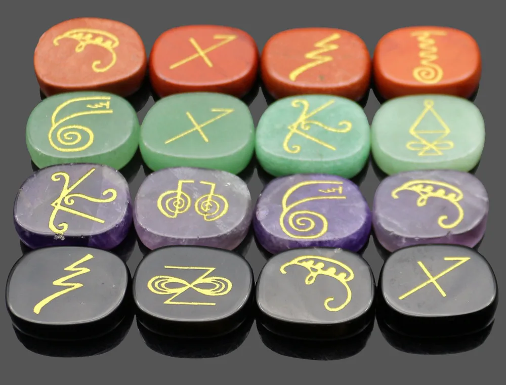 

Karuna Reiki Symbol Magic Symbol Reiki Crystal 16 Suits Natural Crystal Decoration