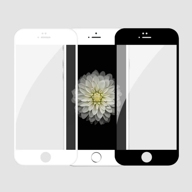 5D закругленная кромка закаленное стекло для iPhone SE 2020 6 6S 7 8 Plus X XS 11 MAX XR полная