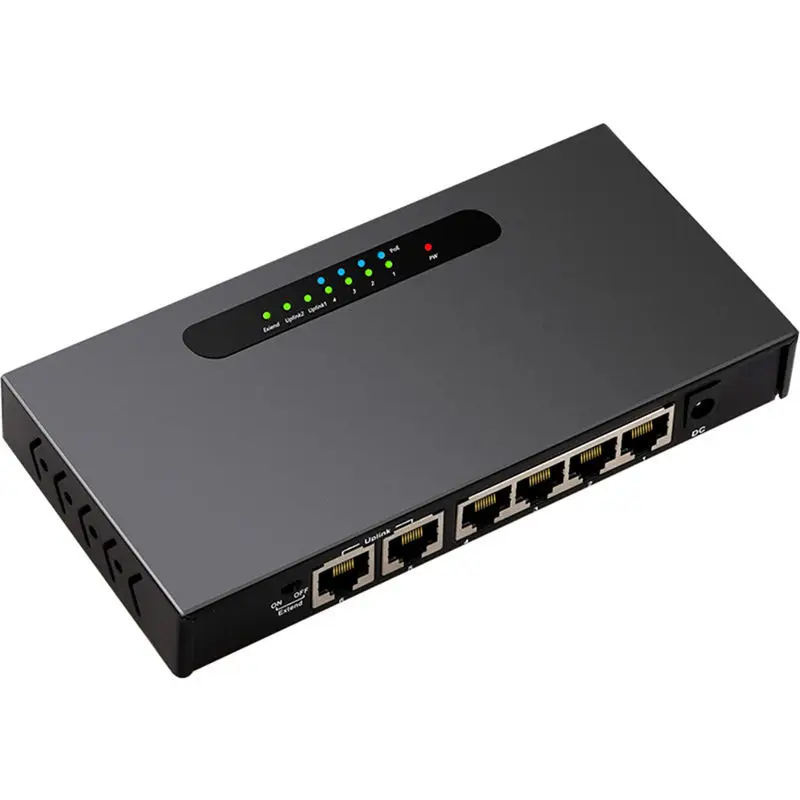 Сетевой коммутатор Diewu 6 портов Ethernet 10/100 Мбит/с 4 порта|Сетевые коммутаторы| |