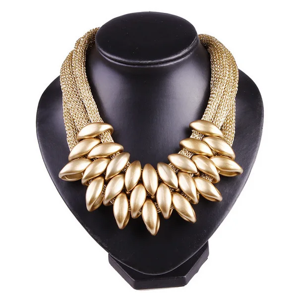 

N035 European Major Suit With Money Chain Trend Fashion Manual Weave Olive Leaf Necklace Woman Cross Border