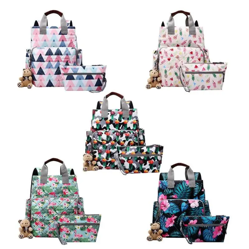 

Fashion Mummy Maternity Nappy Bag Large Capacity Baby Bag Travel Backpack Desinger Nursing Bag for Baby Care