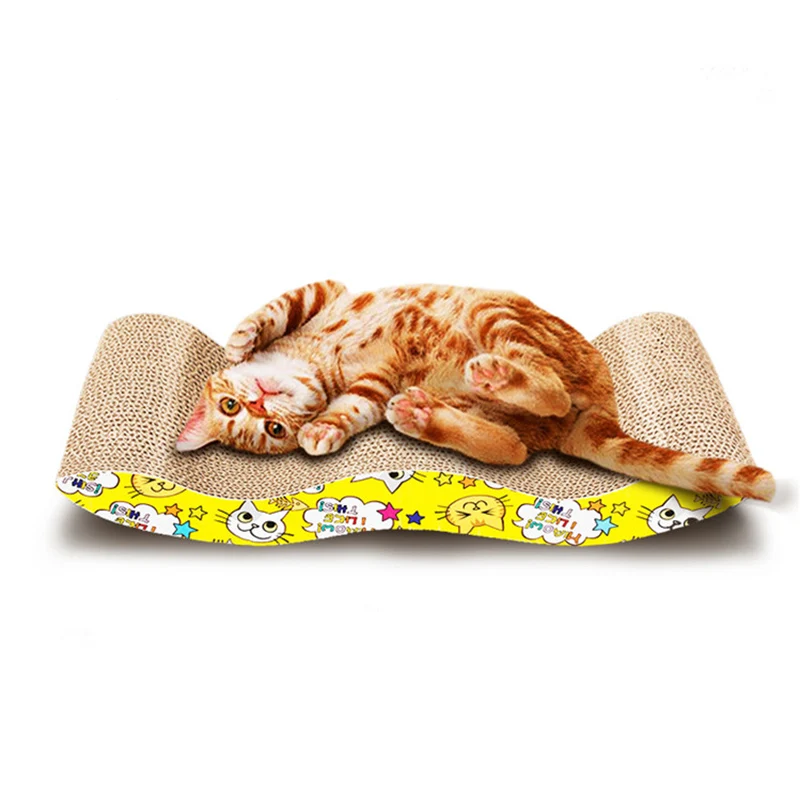 

New Shapped Cat Scratch Board Pad Scratching Posts Kitten Corrugated Paper Pad Cats Toys WXV Sale
