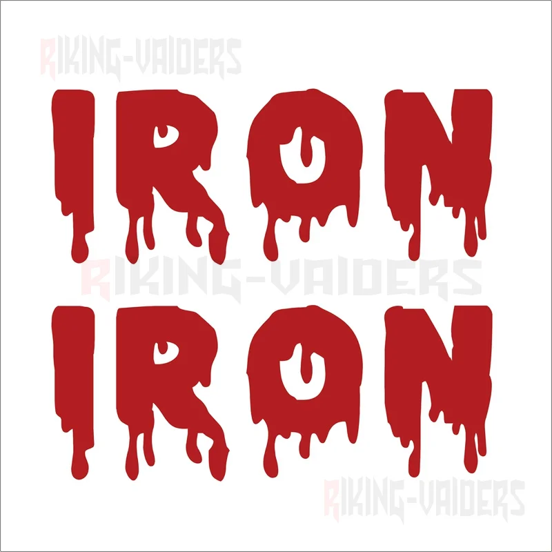 Виниловые наклейки на заказ с надписью крови для топливного бака Harley Sportster XL883N IRON